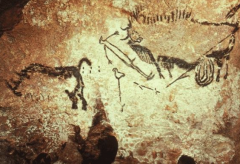 Paleolithic period 
Lascaux Cave, France  
c. 15,000 BCE
Paint on limestone