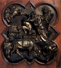 Sacrifice of Isaac/Italy/Early Renaissance/1401-02

Made for contest to decorate doors for Florence Baptistry