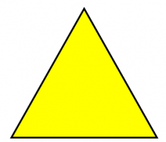 A triangle with no angle measuring 90º or more.