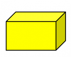 A prism with six rectangular faces where the lateral edge is perpendicular to the plane of the base.
