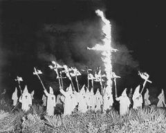 Opposition was common.The Ku Klux Klan had judges and police as members and was widespread, as was the White Citizens' Council. Many southern states defied federal law.