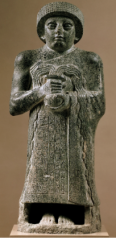 Mesopotamian art:  Lagash
from Girsu (present-day Telloh, Iraq) 
c. 2090 BCE
Diorite 