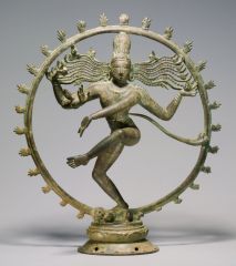 #202 
Shiva as Lord of the Dance (Nataraja) 
Hindu
India (Tamil Nadu) 
Chola Dynasty 
11th century C.E.
_______________________
Content: