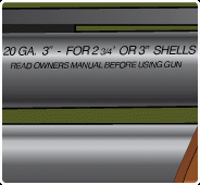   Which of the following shotgun barrels has the smallest bore diameter?  
