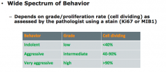 B cell NHL: spectrum of behavior: 