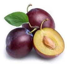 a small, round fruit with a thin, smooth, red, purple, or yellow skin, sweet, soft flesh, and a single large, hard seed