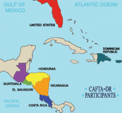 Trade between Central America countries , Dominican Republic, and the United States