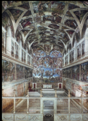 Sistine Chapel ceiling and altar wall fresco - Location / Culture / artist