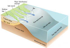 Vom Gletscher via fluviatiles System und Delta ins Meer/See