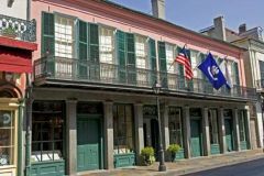 Merieult House.  In 1794, fire swept through the center of the city.  Only two principle structures escaped the flames.  One of them was this dignified building, built in 1792 by Jean Francois Merieult.  It now houses the Historic New Orleans Coll...