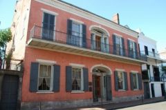 The Hermann-Grima House.  This house was constructed in 1831 by William Brand for Samuel Hermann, Sr., a well-to-do commission merchant.  Hermann sold the premises in 1844 to Felix Grima, a prominent attorney and notary. Retrace your steps to Roya...