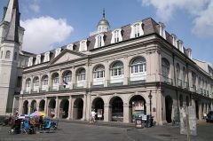 In 1791 
on Andres Almonester y Roxas began construction of what he , a Spaniard,
 called the Casa Curial.  In French, it is Presbytere, or residence 
for the clergy serving the parish church. The U.S. took over the 
Territory in 1803, an...