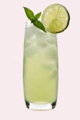 2 oz. Gin
3/4 oz. lemon juice
3/4 oz. simple syrup
soda water - Collins Glass