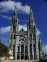 chartres Cathedral, 1145 ￼ 1220.
Herve Champollion / Caisse Nationale des Monuments Historique et des Sites, Paris, France.