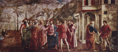 Masaccio, The Tribute Money,c. 1427.