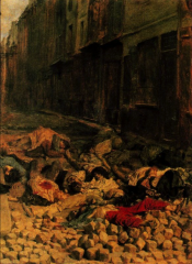 ernest MeissonierM, emory of Civil War (The Barricade,s1) 849. Oil on canvas, 111/2 * 83/4 in. Musée du Louvre, Paris.