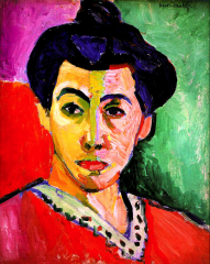 Henri Matisse, The Green Stripe (Madame Matisse), 1905. Oil and tempera on canvas, 157/8 * 127/8 in. Statens Museum
Fig. 688
for Kunst, Copenhagen. J. Rump Collection.