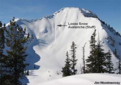 Loose-snow Avalanche