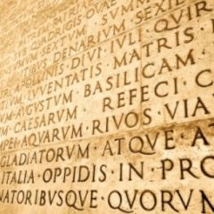 The language of the Roman; during the Middle Ages, Latin was was a common language for educated Europeans.