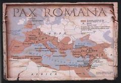 Latin phrase meaning "Roman peace"; the long period in which Europeans lived under Roman law without conflict.