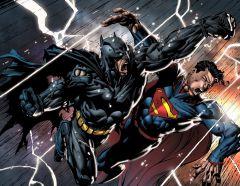 How are the Superman and Batman characters different?