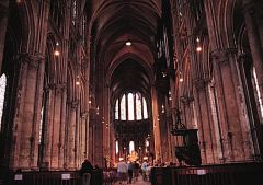 •Title of Work: Cathedral of Notre-Dame, at Chartres, France 
•Artist or Architect:
•Date : 1145-1220 CE
•Culture and Period: Gothic Art