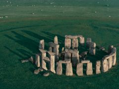 Formal Analysis: Stonehenge, Wiltshire, U.K. / Neolithic Europe, 2,500-1,600 BCE, large rocks, #8
 
Content: Stonehenge is made with slightly carved, stacked stone pillars. The stones are arranged in a structure that lines up with the sun and astr...