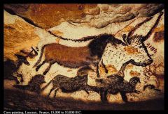 #2
The Great Hall of Bulls/ The Cave Paintings of Lascaux
Lascaux, France
15,000 - 13,000 B.C.E.
Paleolithic, Animism, Undulation
_______________________
Content: These cave paintings include hundreds of painted, various animals that were located ...