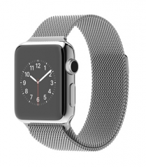 38mm Stainless Steel Case with Milanese Loop