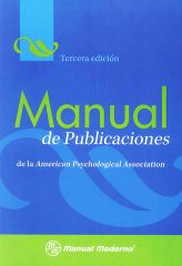 El manual de estilo de publicaciones de la American Psychological Association (6ta. edición).