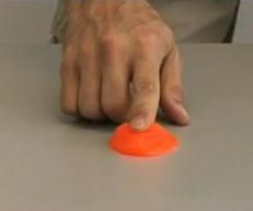 This putty can be used to protect products such as smart phones when dropped. This putty gets tough when hit with a powerful force such as a hammer or when it falls to the floor.