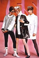 1960's

First Couture designer to create colourful garments available to the masses because of their affordable price.

Used plastic as fashion textiles.