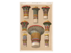 Egyptian No. 8, from The Grammar of Ornament


 Color lithograph