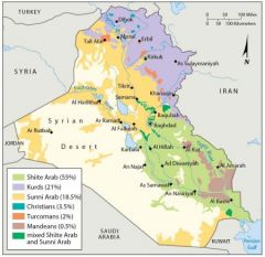 According to this map, the Kurds are likely...