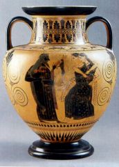 Dionysos with Maenads