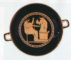 A Youth Pouring Wine into the Kylix of a Companion