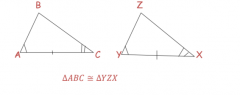 If two angles and the included side of one triangle are congruent to two angles and the included side of another triangle, then the triangles are congruent. B Z
