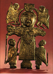 Jesus, Roman figures at crucifixion.
