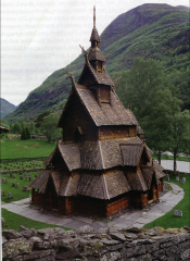 Example of a Stave Church from Borgund Norway, 12th c.