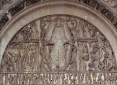 GISLEBERTUS, Last Judgment, west tympanum of Saint-Lazare, Autun, France, ca. 1120–1135