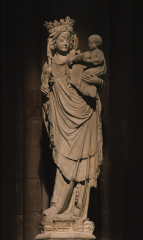Virgin and Child (Virgin of Paris), Notre-Dame, Paris, France, early fourteenth century.