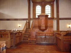 Old Ship Meeting House
1681
Massachusetts
Church in North (Rejected English Church)
longitudinal, box pews (Not church like)