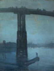 Artwork based mostly on one color
 
Ex. James Abbott McNeil Whistler - Old Battersea Bridge