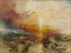 #111


Slave Ship (Slavers Throwing Overboard the Dead and Dying, Typhoon Coming On)


Joseph Mallord William Turner


1840 C.E.


_____________________


Content: 


 