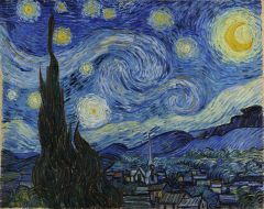 #120 


​The Starry Night 


Vincent van Gogh


1889 C.E.


_____________________


Content: 