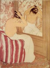 #121 


The Coiffure


Mary Cassatt


1890 - 1891 C.E.


_____________________


Content: 