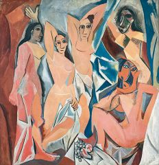 #126 


Les Demoiselles d’Avignon


Pablo Picasso 


1907 C.E.


_____________________


Content: 