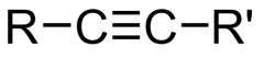 have C-C triple bond, linear