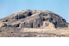 Formal Analysis: White Temple and its ziggurat, Uruk (modern Warka, Iraq) / Sumerian, 3,500-3,000 BCE, mud bricks and tar, #12
 
Content: 
-ziggurat is the massive platform that raises the temple above ground
-made of mud brick
-temple and ziggura...