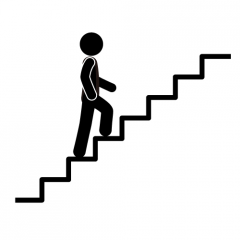 un escalier